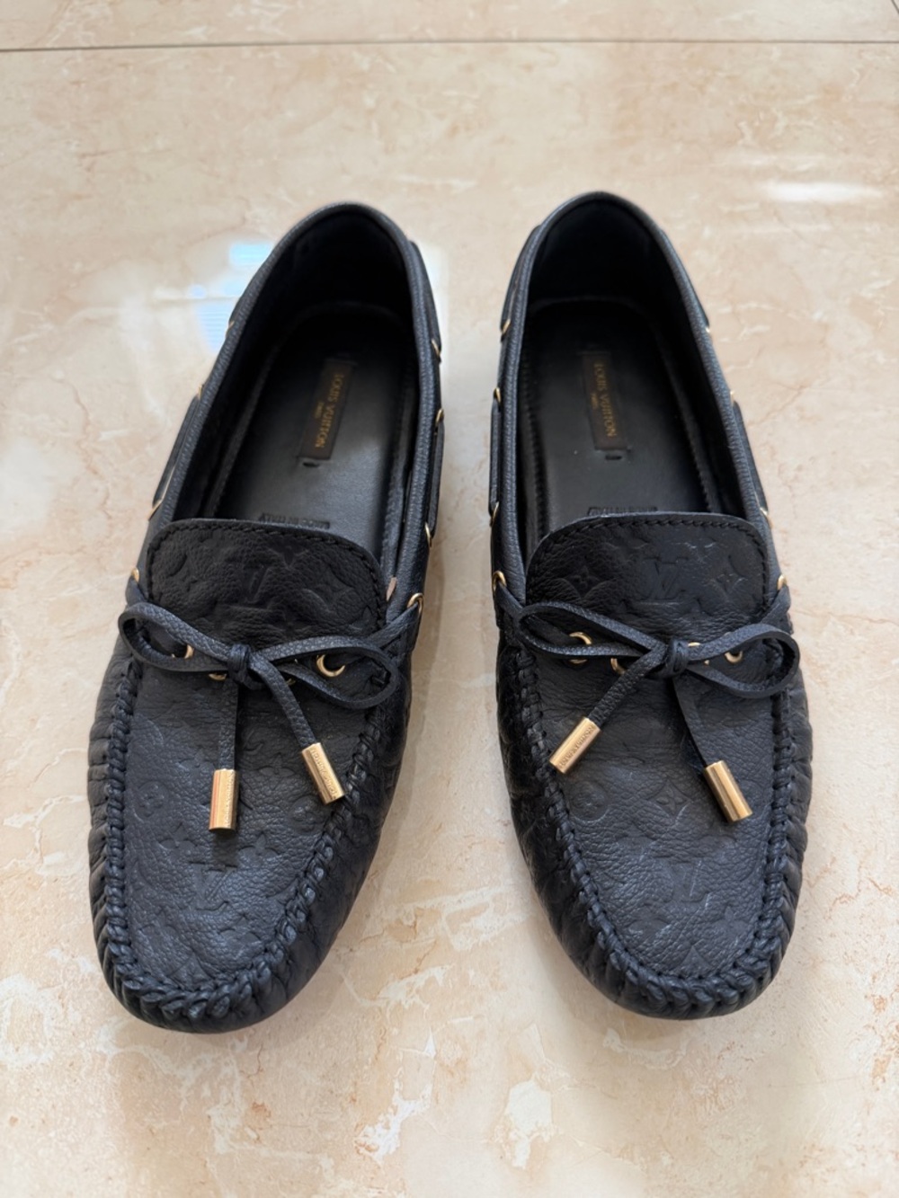Louis Vuitton Monogram Leather Loafers 
Size: 7.5 | IT 37.5 - Picture 4 of 10